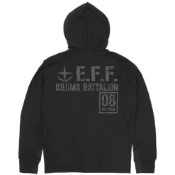 Mobile Suit Gundam 08th MS Platoon: Zip Hoodie / Black-L