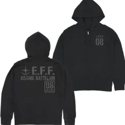 Mobile Suit Gundam 08th MS Platoon: Zip Hoodie / Black-L