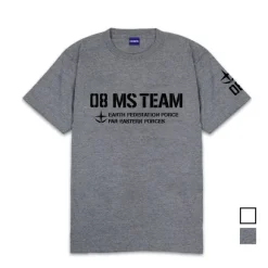 Mobile Suit Gundam 08th MS Platoon: 08th MS Platoon Heavyweight T-Shirt / Mix Gray-XL