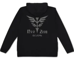 Mobile Suit Gundam UC: Neo Zeon Thin Dry Hoodie BLACK L