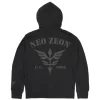 Mobile Suit Gundam Uc (Unicorn): Neo Zeon U.C.0096 Zip Hoodie / Black-L