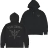 Mobile Suit Gundam Uc (Unicorn): Neo Zeon U.C.0096 Zip Hoodie / Black-XXL