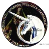 Mobile Suit Gundam Unicorn: Engraving Metal Art Sticker 5 Vist Foundation Emblem