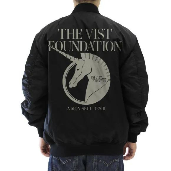 Mobile Suit Gundam Unicorn: Vist Foundation MA-1 Jacket Black L