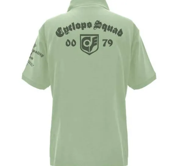 Mobile Suit Gundam 0080: War in the Pocket: Cyclops Team Polo Shirt : Sage Green-S
