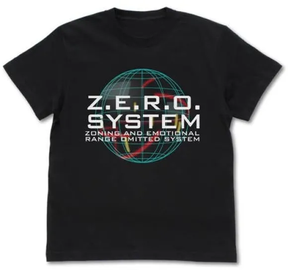 Mobile Suit Gundam Wing: ZERO System T-shirt: Black - S