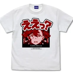 Mobile Suit Gundam Witch Of Mercury: Sletta Huh? T-Shirt / White-Xl