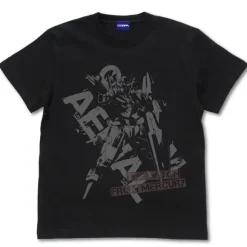 Mobile Suit Gundam Witch Of Mercury: Gundam Aerial T-Shirt / Black-Xl