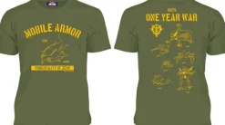 Mobile Suit Gundam x October Beast Zeon All Mobile Armor T-shirt (M)