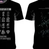 Mobile Suit Gundam x October Beast Zeon All Mobile Suit T-shirt (L)