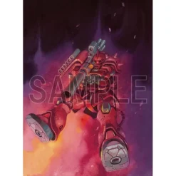 Mobile Suit Gundam: Yoshikazu Yasuhiko Illustration A3 Clear Poster (Char's Zaku)