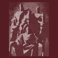 Mobile Suit Gundam: Zabi Family T-Shirt Burgundy XL