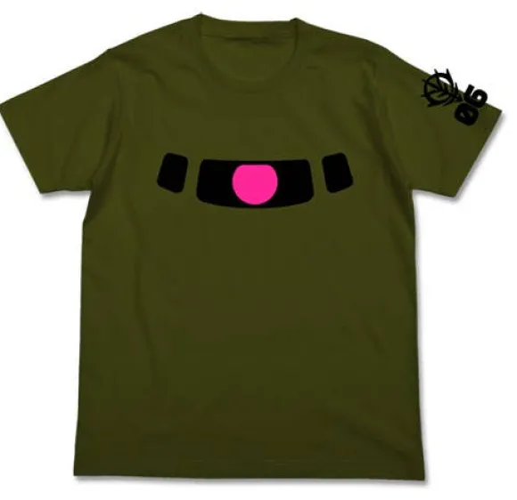 Mobile Suit Gundam: Zaku Monoeye Glow-In-The-Dark T-Shirt / Moss-M