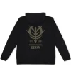 Mobile Suit Gundam: Zeon Armed Forces Thin Dry Hoodie BLACK M