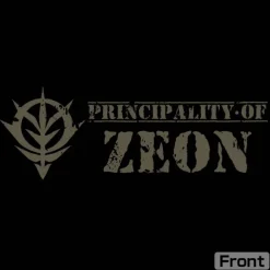 Mobile Suit Gundam: Zeon Armed Forces Thin Dry Hoodie BLACK M