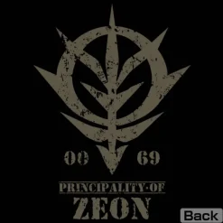Mobile Suit Gundam: Zeon Armed Forces Thin Dry Hoodie BLACK M