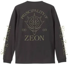 Mobile Suit Gundam: Zeon Army Long Sleeve T-Shirt / Sumi-L