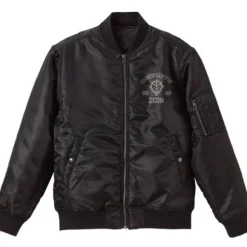 Mobile Suit Gundam: Zeon Army MA-1 Jacket: Black - L
