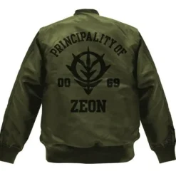 Mobile Suit Gundam: Zeon Army MA-1 Jacket: Moss - L