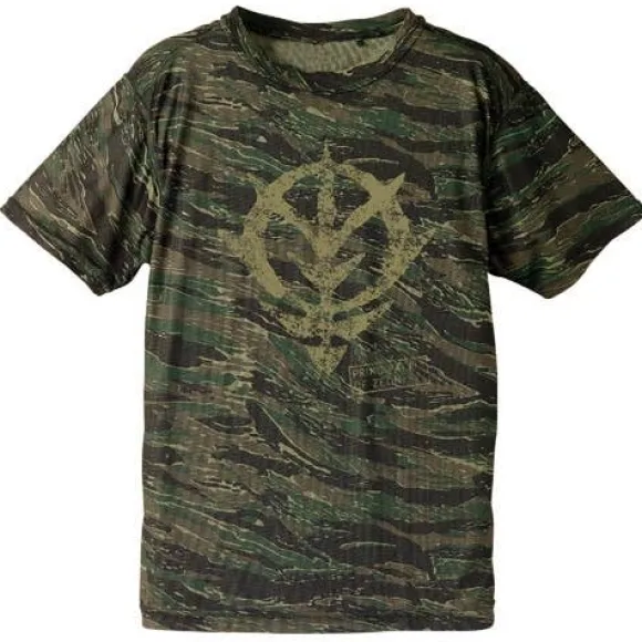 Mobile Suit Gundam: Zeon Camouflage Dry T-Shirt: Tiger-M