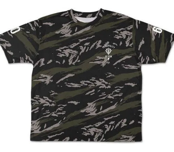 Mobile Suit Gundam: Zeon Cool Touch Full Graphic T-shirt: XL