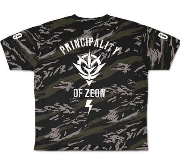 Mobile Suit Gundam: Zeon Cool Touch Full Graphic T-shirt: XL