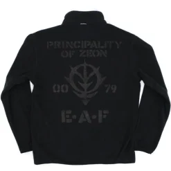 Mobile Suit Gundam: Zeon Earth Army Fleece Jacket Black XL