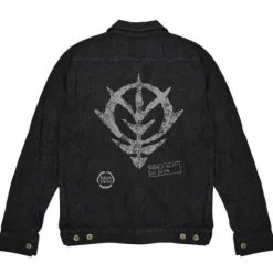 Mobile Suit Gundam: Zeon Earth Attack Force Jean Jacket: Black - L