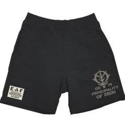Mobile Suit Gundam: Zeon Earth Attack Force Sweat Shorts BLACK L
