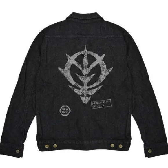 Mobile Suit Gundam: Zeon Earth Attack Force Jean Jacket: Black - M
