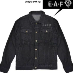 Mobile Suit Gundam: Zeon Earth Attack Force Jean Jacket: Black - M