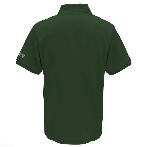 Mobile Suit Gundam: Zeon Earth Forces Embroidered Polo Shirt / British Green-L