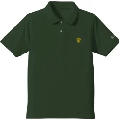 Mobile Suit Gundam: Zeon Earth Attack Force Embroidered Polo Shirt BRITISH GREEN S