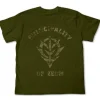 Mobile Suit Gundam: Zeon Faded Print T-Shirt / Moss-M