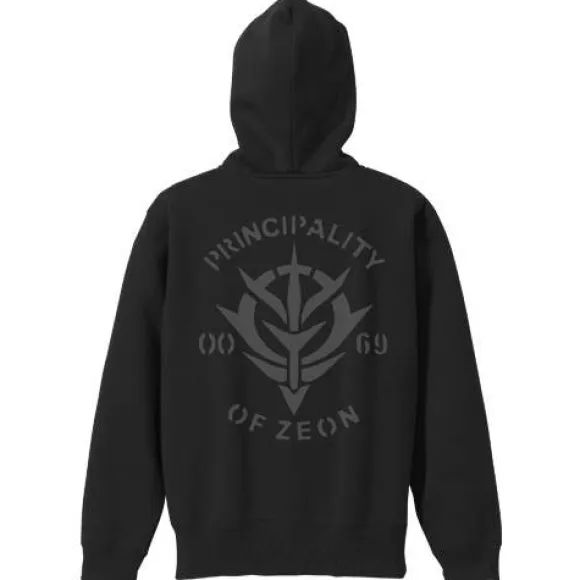 Mobile Suit Gundam: Zeon Forces Zip Parka / Black - M