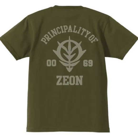 Mobile Suit Gundam: Zeon Heavyweight T-Shirt / Moss-L