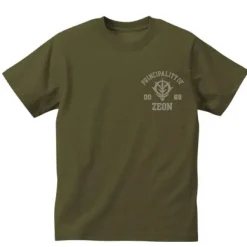 Mobile Suit Gundam Zeon Heavyweight T-Shirt Moss Green L
