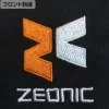 Mobile Suit Gundam: Zeonic Embroidered Polo Shirt / Black-L