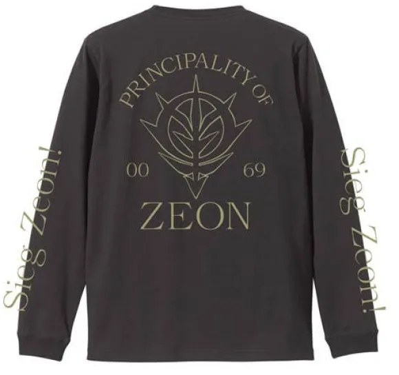 Mobile Suit Gundam: Zeon Long Sleeve T-Shirt: Sumi-M