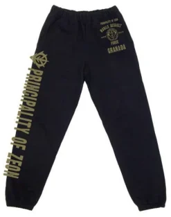 Mobile Suit Gundam: Zeon Mobile Assault Force Sweatpants / Black-Xl
