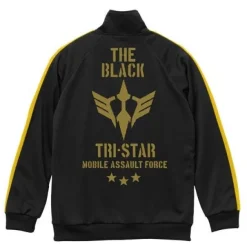 Mobile Suit Gundam: Zeon Mobility Assault Force The Black Tri-Star Jersey: Black x Yellow - XL