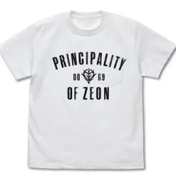 Mobile Suit Gundam: Zeon Pocket T-Shirt / White-L