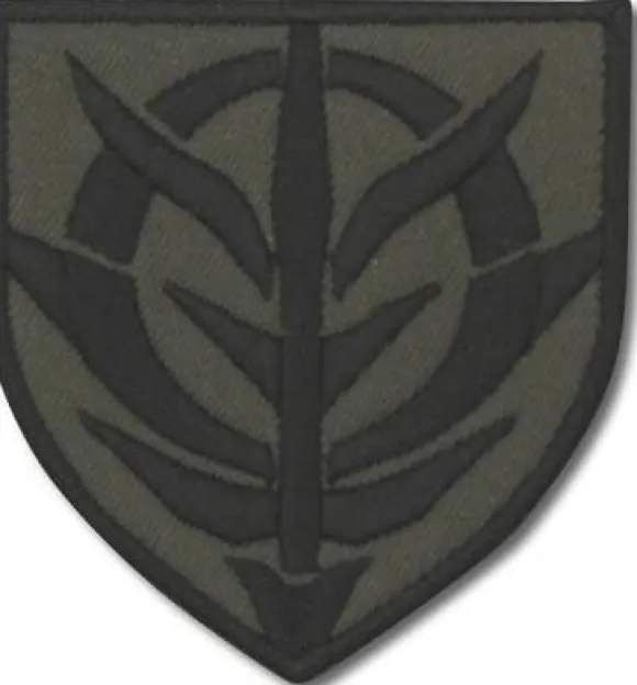 Mobile Suit Gundam: Zeon Stencil Mark Patch Low-Visi Type