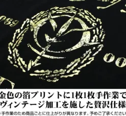 Mobile Suit Gundam: Zeon Vintage Gold T-Shirt / Black-Xl