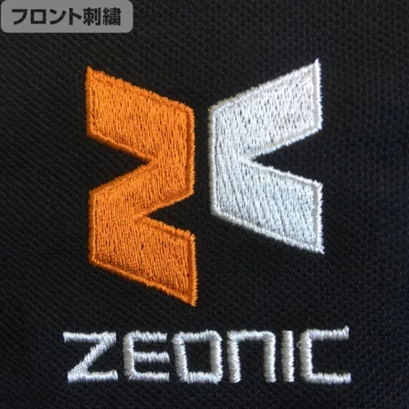 Mobile Suit Gundam: Zonic Embroidered Polo Shirt Black M