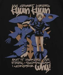 Mobile Suit Gundam Zz: Pullover T-Shirt / Black-Xl