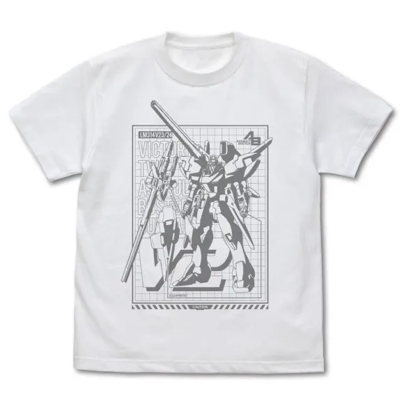 Mobile Suit V Gundam: V2 Assault Buster Gundam T-Shirt / White-L