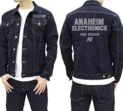 Mobile Suit Zeta Gundam: Anaheim Electronics Jean Jacket: Indigo - L