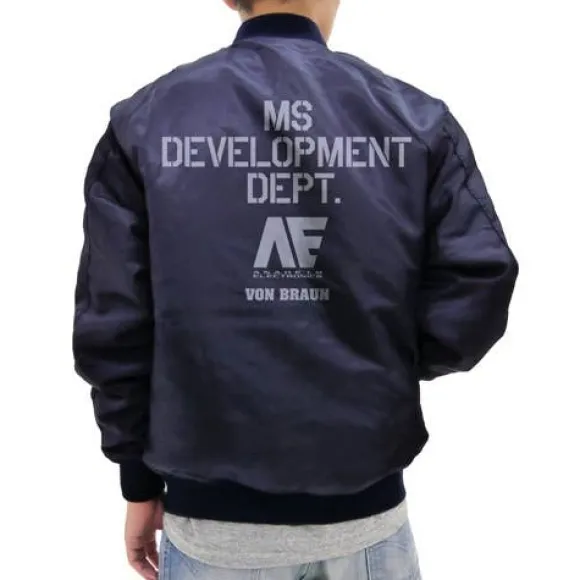 Mobile Suit Zeta Gundam: Anaheim Electronics MA-1 Jacket: Navy - L