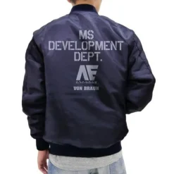 Mobile Suit Zeta Gundam: Anaheim Electronics MA-1 Jacket: Navy - XL